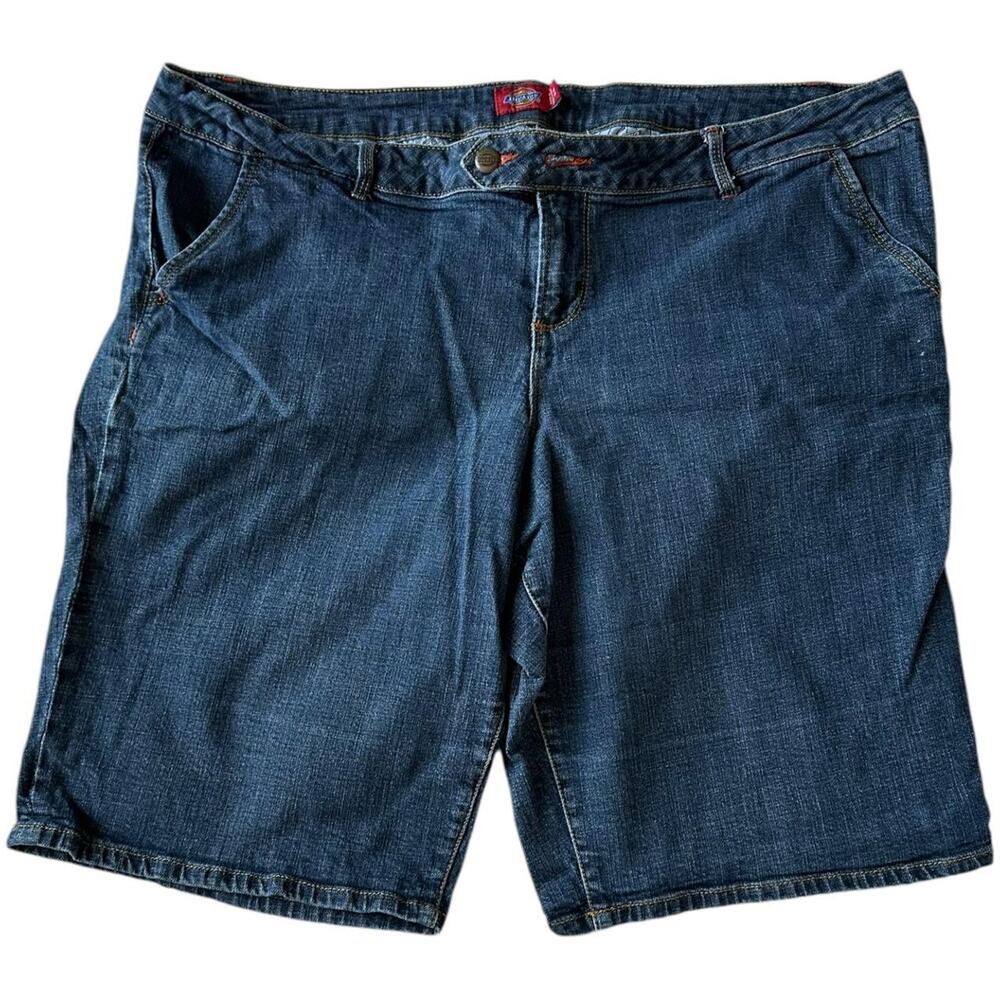Dickies Shorts Womens Size 22 Denim Blue Board Summer Vintage 00s Y2K